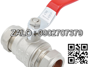 Van khóa thau tay gạt màu trắng 21