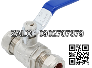 Van khóa thau tay gạt màu xanh 27