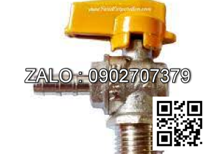 Van khóa thau tay vặn màu xanh 60