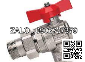 Van khóa thau tay vặn màu đỏ 42