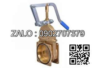 Van khóa thau răng trong RT tay gạt màu đỏ 27