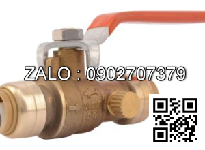 Van khóa thau răng trong RT tay vặn màu đỏ 27