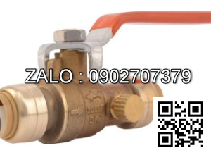 Van khóa thau răng trong RT tay vặn màu đỏ 60