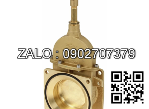 Van khóa thau răng trong RT tay gạt Inox màu xanh 60