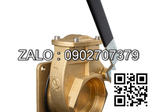 Van khóa thau răng trong RT tay gạt Inox màu đỏ 21