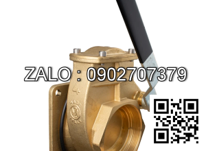 Van khóa thau răng trong RT tay gạt Inox màu đỏ 60