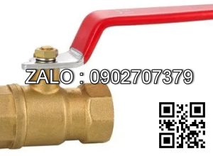 Van khóa thau tay gạt Inox màu đỏ 27