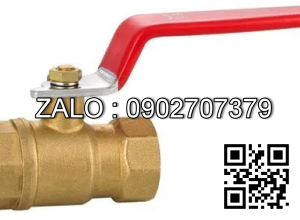 Van khóa thau tay gạt Inox màu đỏ 34