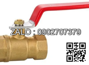 Van khóa thau tay gạt Inox màu đỏ 49