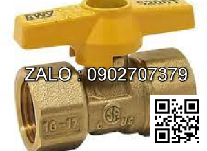 Van khóa thau tay vặn Inox màu trắng 21