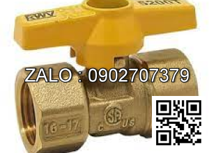 Van khóa thau tay vặn Inox màu trắng 34