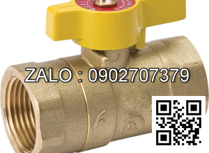 Van khóa thau tay vặn Inox màu xanh 60