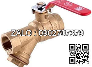 Van khóa thau tay gạt thau màu trắng 42