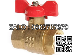 Van khóa thau tay gạt thau màu xanh 21