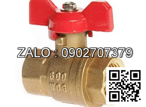 Van khóa thau tay gạt thau màu xanh 27