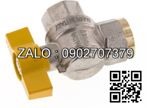 Van khóa thau tay vặn thau màu trắng 49