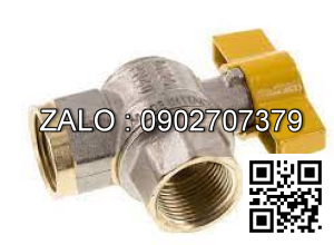 Van khóa thau tay vặn thau màu xanh 42