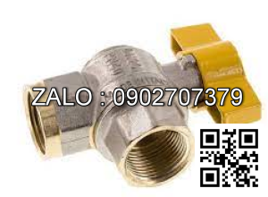 Van khóa thau tay vặn thau màu xanh 60