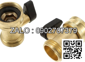 Van khóa nước thau tay gạt màu đỏ 27