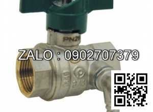 Van khóa nước thau răng trong RT tay vặn màu đỏ 49