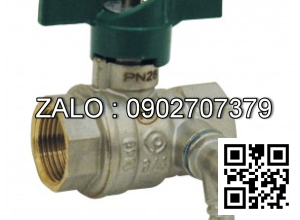 Van khóa nước thau răng trong RT tay vặn màu đỏ 60