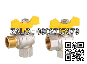 Van khóa nước thau răng trong RT tay gạt Inox màu trắng 27