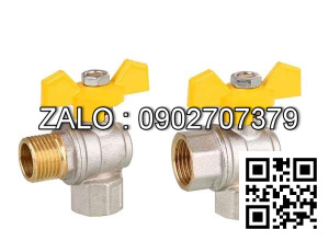 Van khóa nước thau răng trong RT tay gạt Inox màu trắng 42