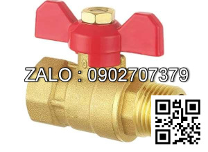 Van khóa nước thau răng trong RT tay gạt Inox màu xanh 34