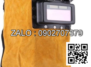 Mặt nạ da bò có kính hàn điện tử tự động tối màu