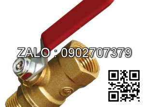 Van khóa nước thau răng trong RT tay vặn Inox màu xanh 27