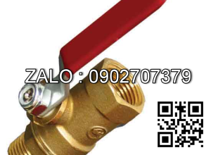 Van khóa nước thau răng trong RT tay vặn Inox màu xanh 34