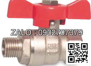 Van khóa nước thau răng trong RT tay vặn nước thau màu đỏ 27