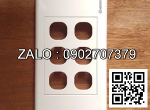 Mặt 6 công tắc Sino