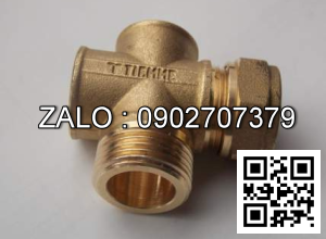 Van khóa nước thau tay gạt nước thau màu đỏ 21