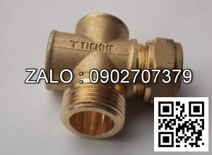 Van khóa nước thau tay gạt nước thau màu đỏ 34