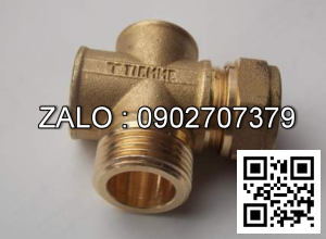 Van khóa nước thau tay gạt nước thau màu đỏ 42