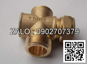 Van khóa nước thau tay gạt nước thau màu đỏ 60