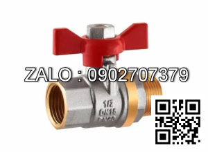 Van khóa nước thau tay vặn nước thau màu trắng 42