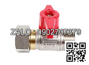 Van khóa nước thau tay vặn nước thau màu đỏ 21