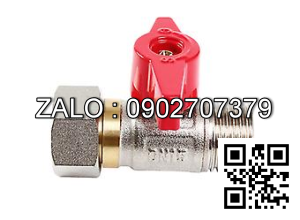 Van khóa nước thau tay vặn nước thau màu đỏ 34