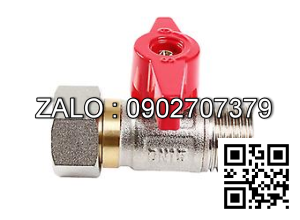 Van khóa nước thau tay vặn nước thau màu đỏ 60