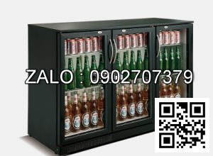 Tủ lạnh quầy bar mini 3 cánh kính OKASU SC-318F