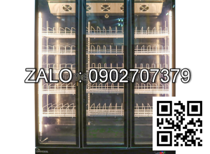 Tủ lạnh 1 cửa kính có quạt mát luxury R299-3