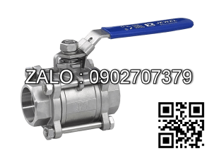 Van khóa Inox tay gạt màu đỏ 21