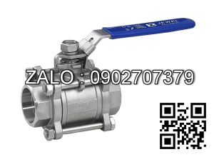 Van khóa Inox tay gạt màu đỏ 34