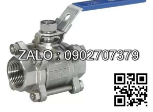 Van khóa Inox răng trong RT tay gạt màu trắng 21