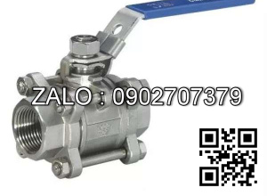 Van khóa Inox răng trong RT tay gạt màu trắng 160