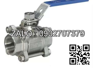 Van khóa Inox răng trong RT tay gạt màu trắng 168