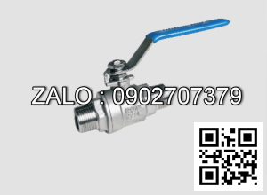 Van khóa Inox răng trong RT tay vặn màu trắng 42