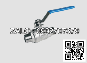 Van khóa Inox răng trong RT tay vặn màu trắng 60